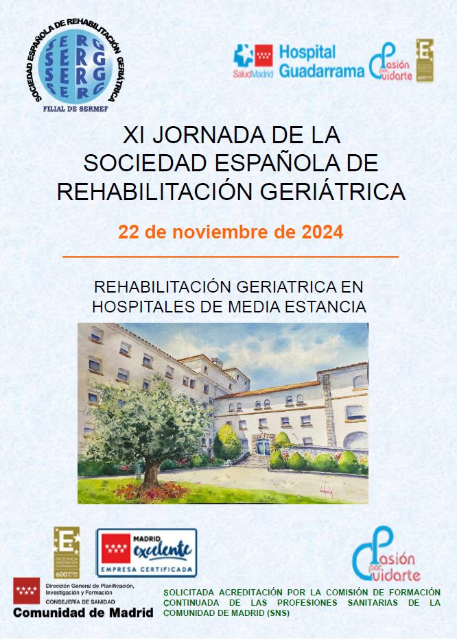 XI JORNADA DE LA SOCIEDAD ESPAÑOLA DE REHABILITACIÓN GERIÁTRICA