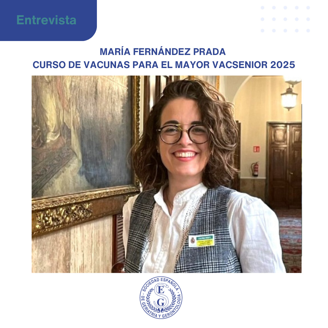 <p>CURSO DE VACUNAS PARA EL MAYOR VacSenior 2025. Entrevista a María Fernández Pr
